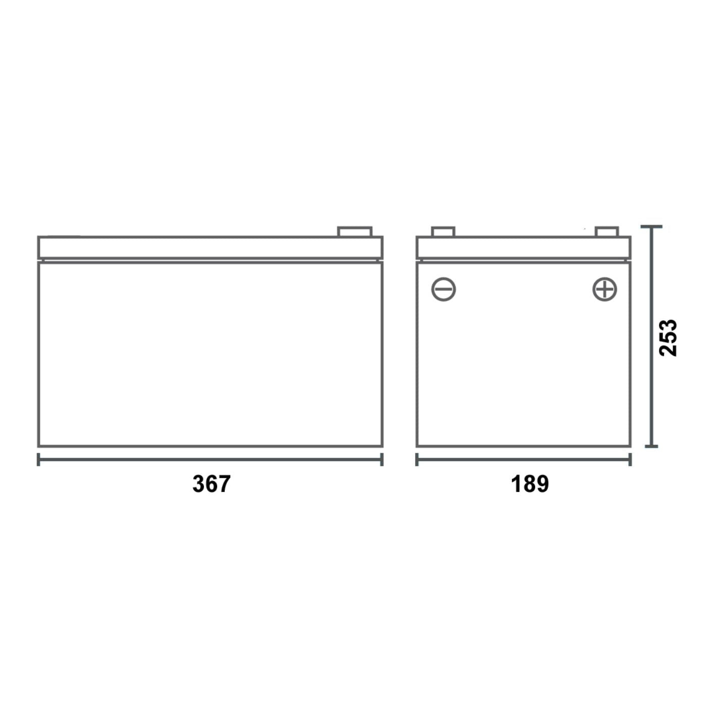 BullTron 100Ah inkl. Smart BMS mit 150A Dauerstrom & Bluetooth App